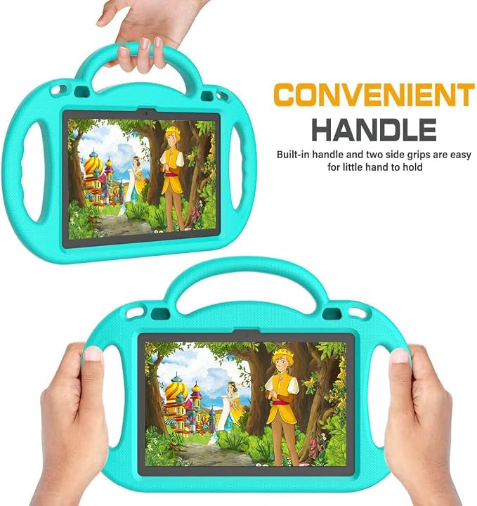Kid-Proof Case for 8 Inch Tablet(12th/10th Generation 2024/2022/2020 Release) - Durable Shockproof Protective Cover with Shoulder Strap for 8 Plus Tablet Not for iPad Samsung Tablet Black