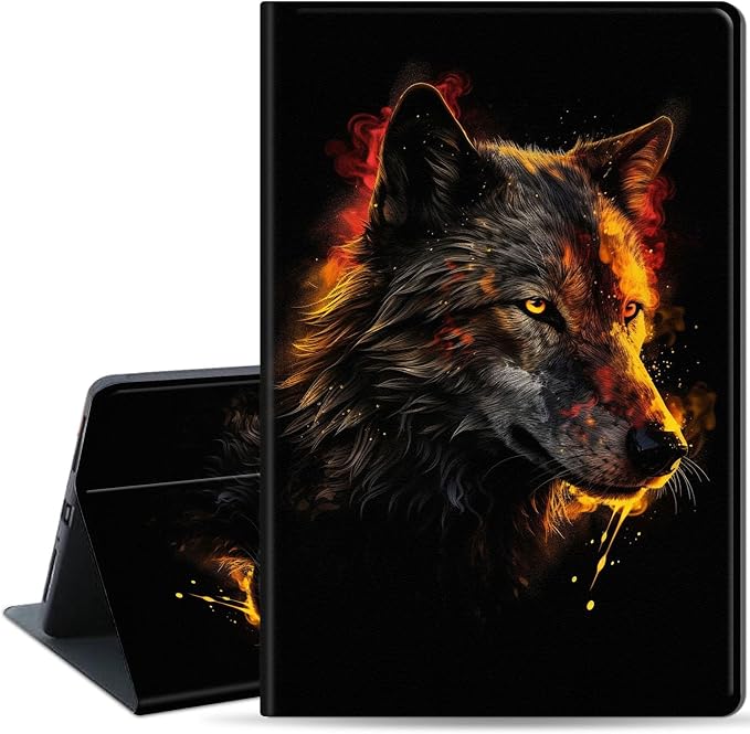 Case for iPad Air 11-inch (M4 2026 / M3 2025 / M2 2024) iPad Air 5th/4th Gen (2022/2020) 10.9 Slim PU Leather Folio Stand &amp Auto Sleep/Wake Protective Smart Cover Tree Fluorescent