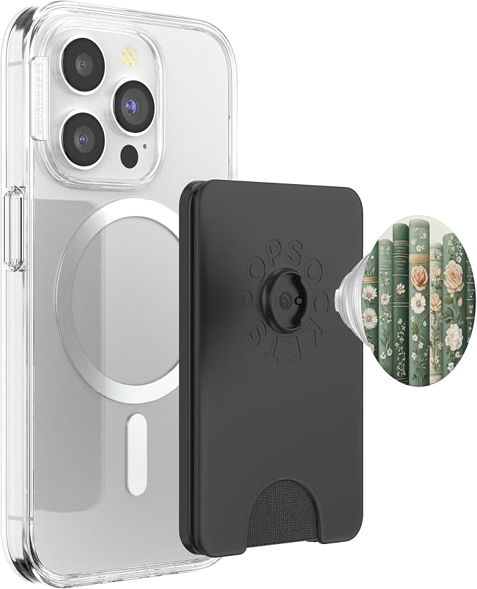 Book Reading Flower Lover Bookworm Tropical Garden PopSockets PopWallet for MagSafe