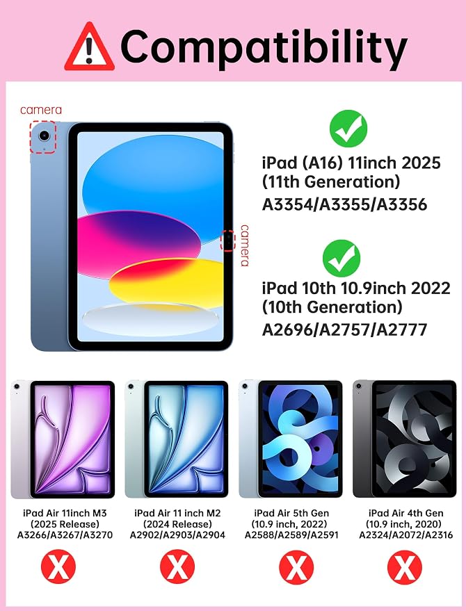 Case for iPad Pro 12.9 Case 2022/2021/2020/2018 with Pencil Holder &amp Hadle Stand Super Protection Kids Proof Cover for iPad Pro 12.9 inch 3rd/4th/5th/6th Generation Black