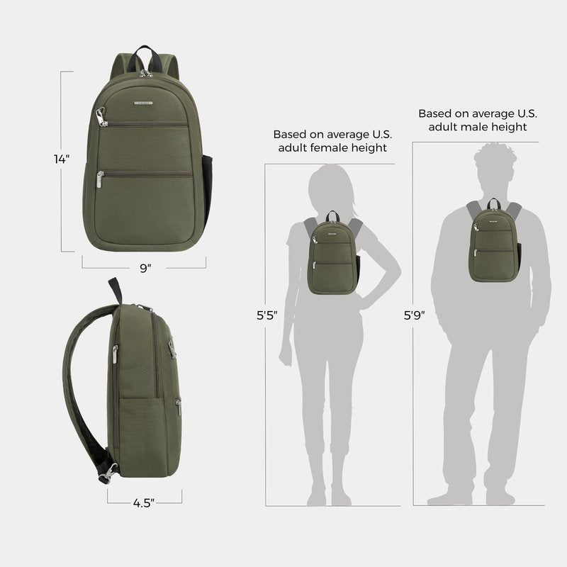 Travelon Anti-Theft Classic Convertible Sling Backpack