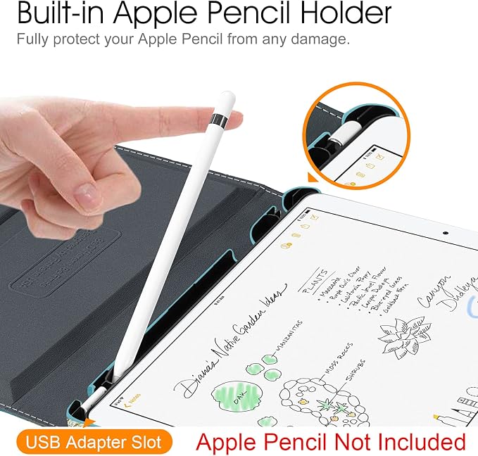 Fintie Rotating Case for iPad Air 3rd Generation 2019 / iPad Pro 10.5 2017 | 360° Swivel Stand Landscape &amp Portrait Viewing Shockproof Protective Cover Pencil Holder Auto Sleep/Wake Black