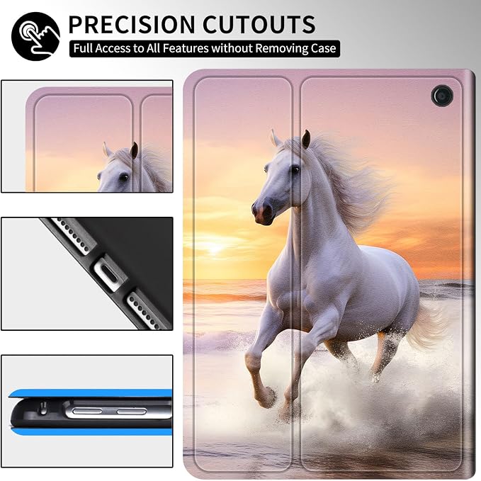Case for All-New Amazon Kindle Fire HD 10 &amp 10 Plus 11th Generation 2021 Release 10.1 inchSlim Folding Stand Cover with Auto Wake/SleepAmerican Girls