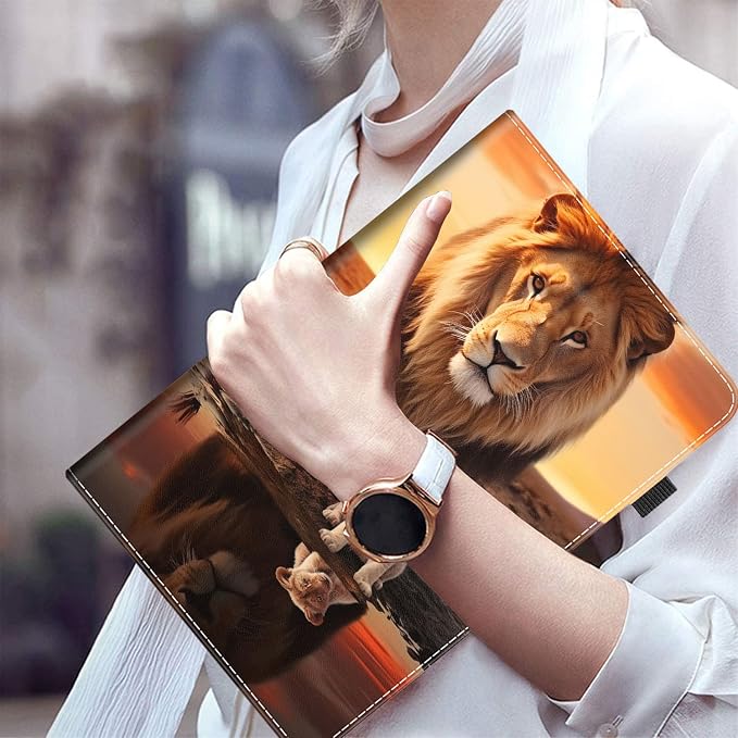 Case for All-New Amazon Fire HD 10 and 10 Plus Tablet (13th/11th Generation 2023/2021 Release) 10.1 Multi-Angle Smart Stand Cover Auto Sleep/Wake Skull and Fire
