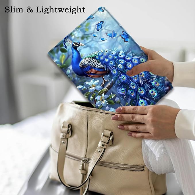 Case for Samsung Galaxy Tab A11 + Plus/A9 + Plus 11 Inch 2025/2023 Ultra-Thin Multi-Angle Protective Cover with Auto Sleep/Wake Black Cat and the Blue Flower