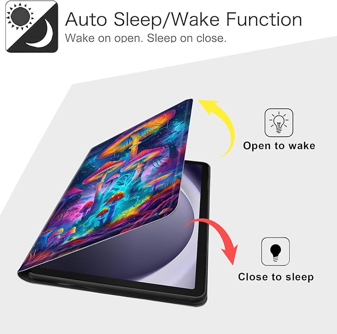 Case for Samsung Galaxy Tab A11 Plus 2026 &amp Galaxy Tab A9+ 11 Slim Smart Stand Cover with Auto Wake/Sleep Shockproof Protective Shell for Work &amp School Astronaut