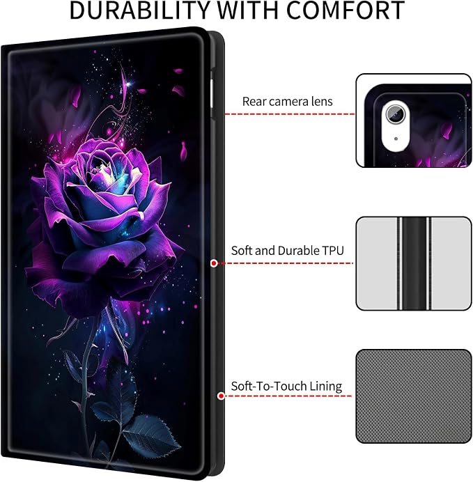 Case for iPad (A16) 11th Generation 11 Inch (2025)/ iPad 10th Generation 10.9 inch 2022Slim PU Leather Smart Cases Covers with Auto Wake/Sleep-Beast Roared