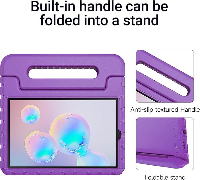 Kids Case for Samsung Galaxy Tab S6 Lite Shockproof Handle Stand Blue | Lightweight Kids Friendly EVACompatible with Samsung Galaxy Tab S6 Lite 10.4 Inch 2024/2022/2020 Release S Pen Holder