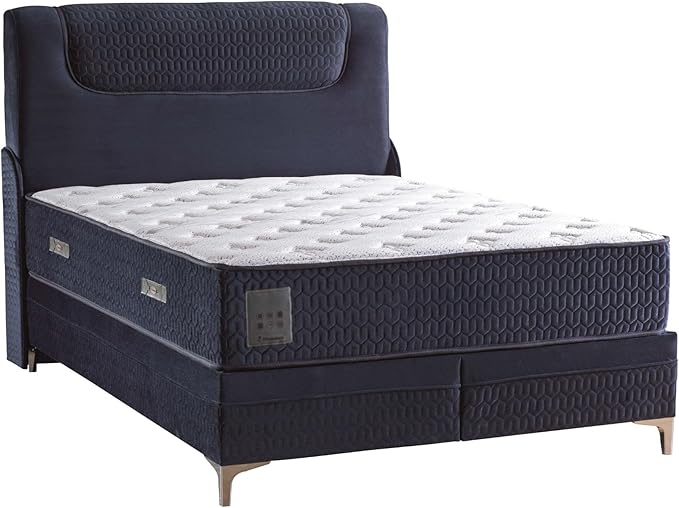 Ottomanson King 12” Firm Hybrid Mattress - Made in USA - Premium Support & Durability - Individually Pocketed Coils & CertiPUR-US Foam - Fiberglass-Free - Bed in a Box
