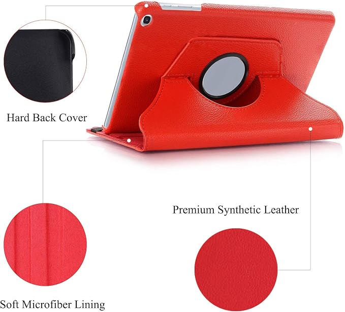 Rotating Case for Galaxy Tab A 8.0 2019 SM-T290/T295 360 Degree Rotating Stand Case Full Protective Cover for Samsung Galaxy Tab A 8.0 Inch 2019 Tablet (Model SM-T290/SM-T295) - Black