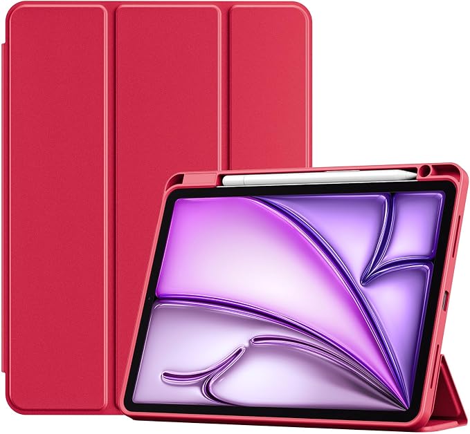 ProCase Smart Case for iPad Air 11-inch M4/M3/M2 &amp Air 10.9 5th/4th Gen | Hard Back Cover with Auto Sleep/Wake Slim Lightweight Case for iPad Air 11 2026/25/24 &amp 10.9 2022/2020-Aqua