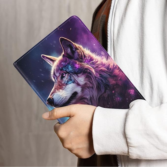 Case for Samsung Galaxy Tab S10 Lite/ S10 FE/ S9 FE 5G 10.9 Inch/ S9 11 Inch - Slim PU Leather Folding Stand Folio Cover with Auto Sleep/Wake - African American Girl