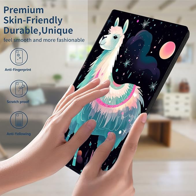 Case for iPad 9th/ 8th/ 7th Generation for iPad 10.2 inch Case 2021/2020/2019 Slim PU Leather Multiple Viewing Angles Smart Stand Shell Cover Auto Wake/Sleep for iPad 10.2Alpaca Art