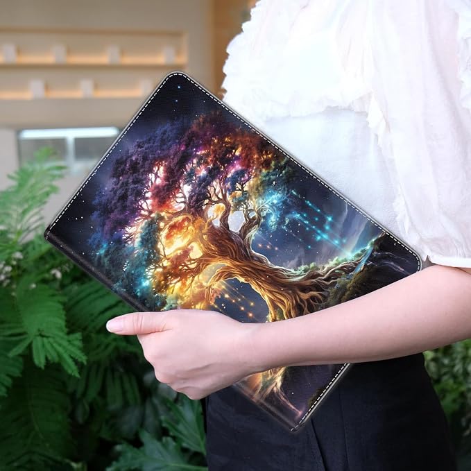 Case for iPad 10.2/10.5，iPad 9th/8th/7th Gen，for iPad 10.2 inch 2021/2020/2019/iPad Air 3rd Gen/Pro 10.5 - Slim Fit Standing Cover with Auto Sleep/Wake，Enchanted Forest 2