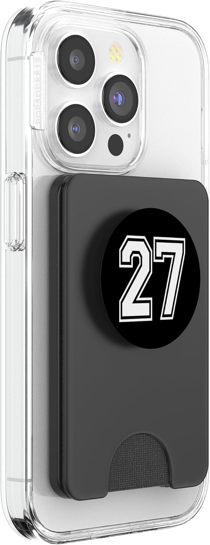 Number 27 in White PopSockets Adhesive PopGrip