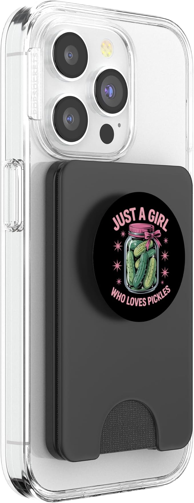 Pickle Dill Pickling Just A Girl Who Loves Pickles PopSockets PopGrip for MagSafe