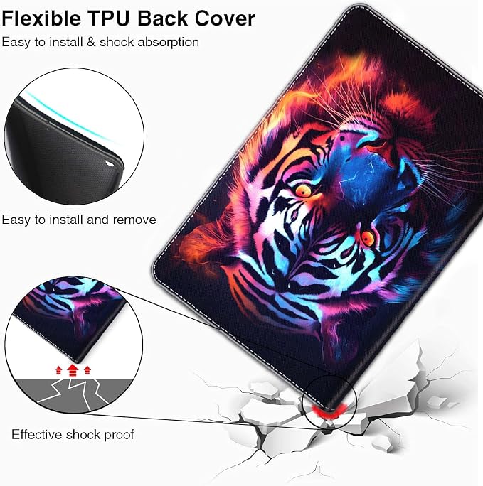 Case for iPad 10.2/10.5，iPad 9th/8th/7th Gen，for iPad 10.2 inch 2021/2020/2019/iPad Air 3rd Gen/Pro 10.5 - Slim Fit Standing Cover with Auto Sleep/Wake，Enchanted Forest 2
