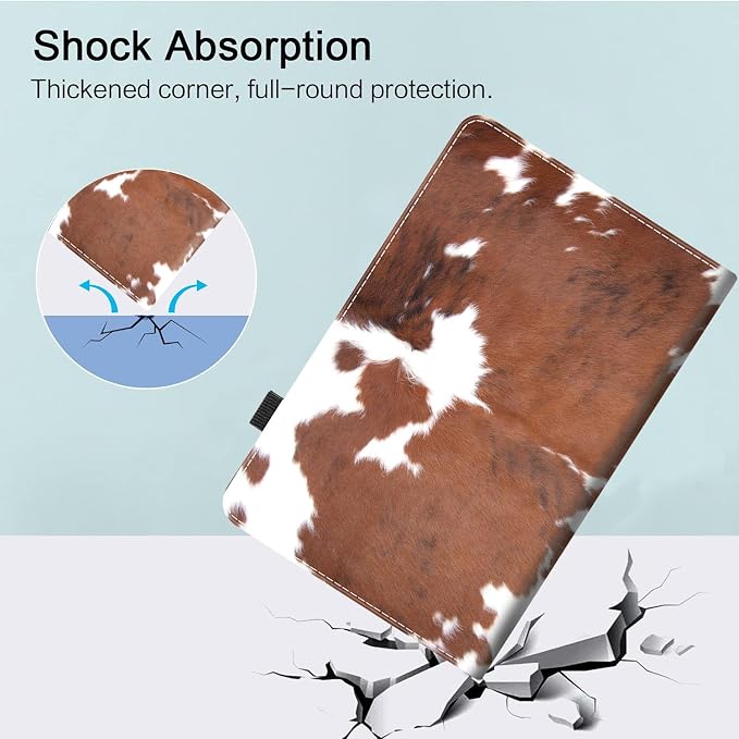 Case for All-New Kindle Fire HD 8 Tablet (12th/10th Generation 2020/2022 Release) &amp Fire HD 8 PlusPremium PU Leather Folio Stand Cover Case with Smart Auto Wake/Sleep Smoke Flag of Mexico Flag