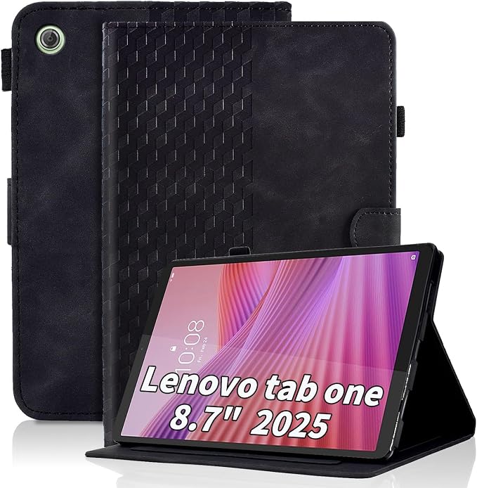 Case for Lenovo Tab M11/Tab K11 LTE 11 2024 Cover (Model:TB330FU) Magnetic PU Leather Folio Adjustable Stand Case Foldable Card Holder Multi-Angle Lenovo Tab M11Black
