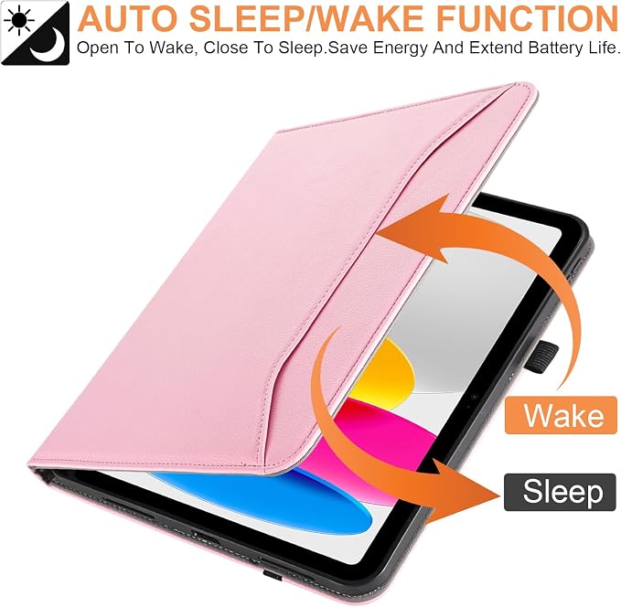 for iPad A16 Case 11 Inch 2025Cover for iPad 10th 11th Generation Case with Pencil HolderBlack