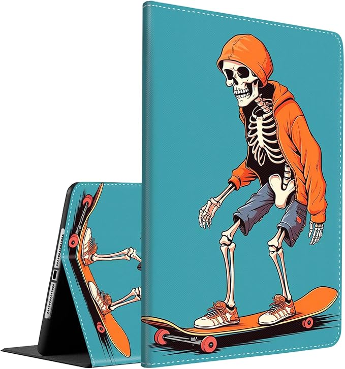 Case for iPad (A16) 11th Generation 11 Inch (2025) iPad 10th Generation 10.9 Inch (2022)，Slim Fit Foldable Standing Cover Case with Auto Sleep/Wake ，Moth Moon