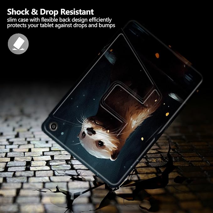 Astronaut Mushrooms Pattern Case for iPad 10.2 iPad 9th Generation 2021/ iPad 8th Generation 2020/ iPad 7th Generation 2019360 Degree Rotating Stand Protective Cover with Auto Sleep/Wake