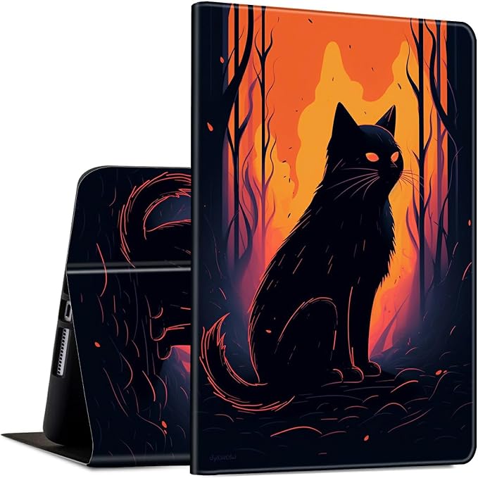 Slim Case for Amazon Kindle Fire Max 11 Case (13th Generation 2023 Release) 11 PU Leather Folio Stand Adjustable Smart Cover with Auto Wake/Sleep for Kindle Fire 11 TabletA American Flag Skull
