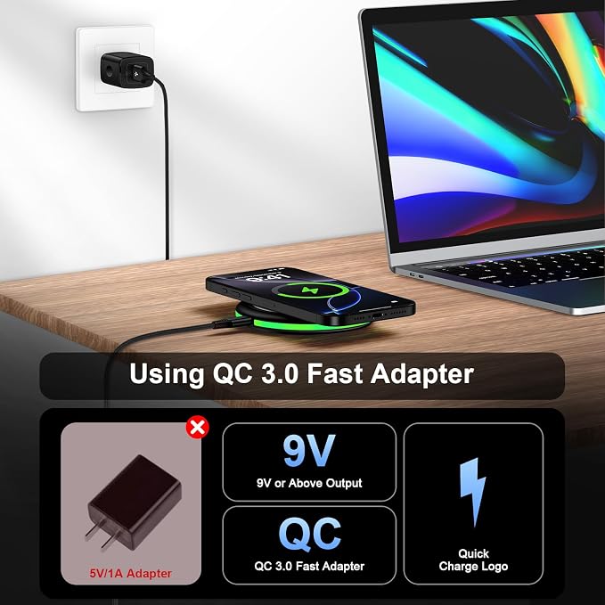 for Google Wireless Charger Compatible Google Pixel 10/10 Pro/10 Pro XL/9A/9/8/8A/8 Pro/7/6 Pro2 Pack 15W Wireless Charger Android Fast Charging Pad for Samsung Galaxy S25 FE Z Fold 7 with Adapter