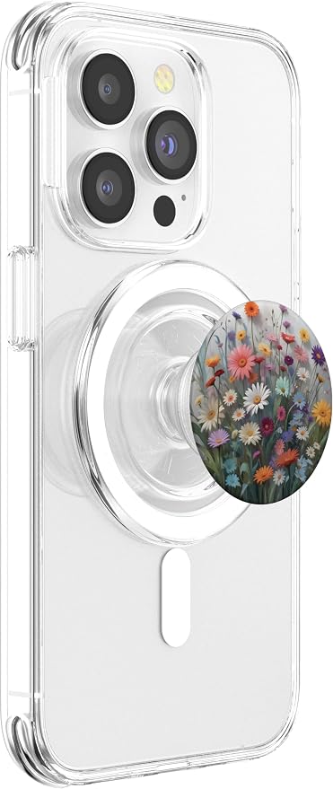 Blooming Flowers Mixed Flower Bouquet PopSockets PopGrip for MagSafe