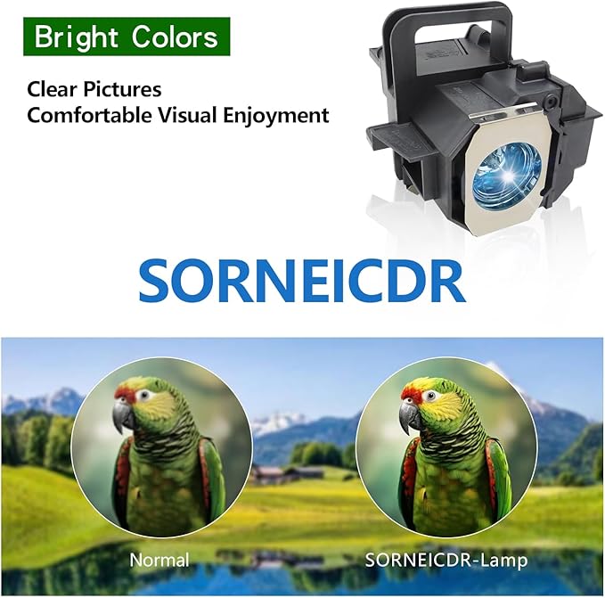 SORNEICDR ELP LP49 Replacement Projector Lamp Bulb Compatible with Epson powerLite Home Cinema 8350 8345 8500ub 8700ub 8100 6100 6500ub