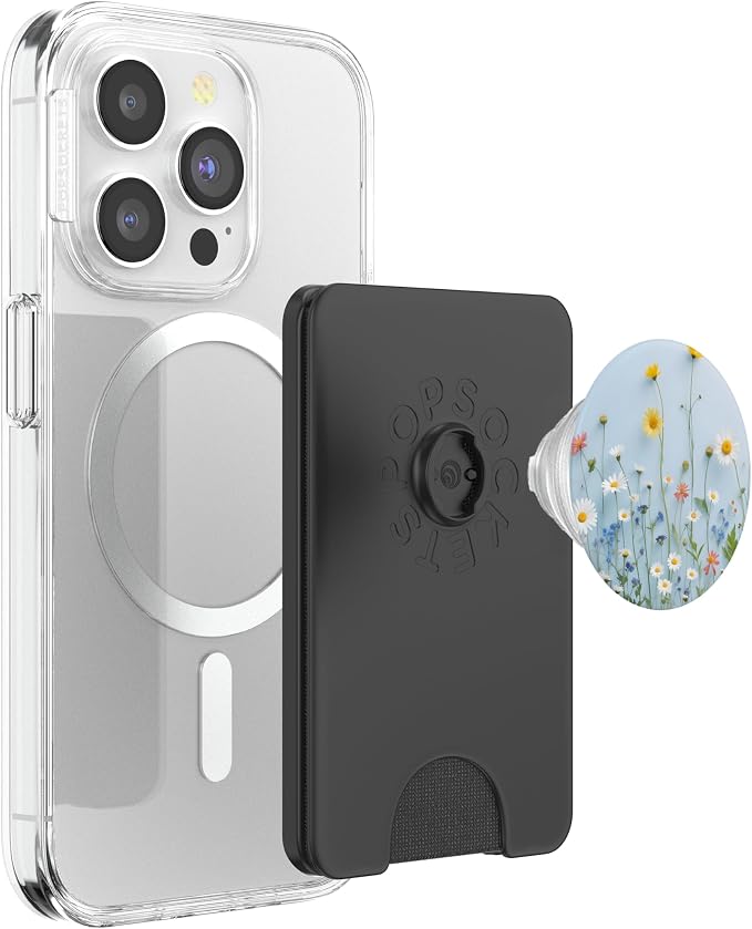 Mixed Flower Bouquet Floral Pattern PopSockets PopGrip for MagSafe