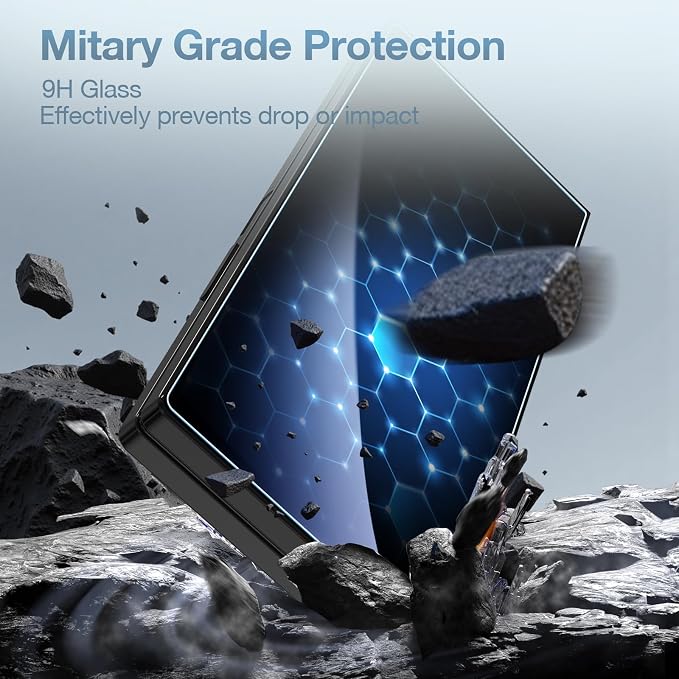 for Samsung Galaxy Z Flip 7 Privacy Screen Protector 3 Pack Internal Anti-Spy TPU Film + 2 Pack Outer Privacy Glass Screen Protector Anti-Scratch Touch Sensitive No Bubbles Case Friendly