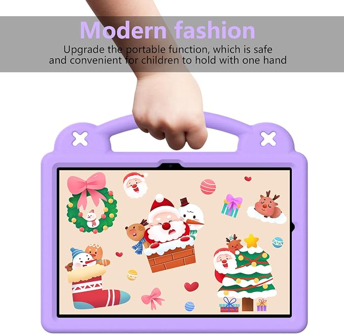 Kids Case for Lenovo Tab 10.1 inch (TB311XU / TB311FU) Kids EVA Protective Shockproof Cover with Stand Handle Shoulder Strap Handle Stand for Lenovo Tab 10.1 2025 Green