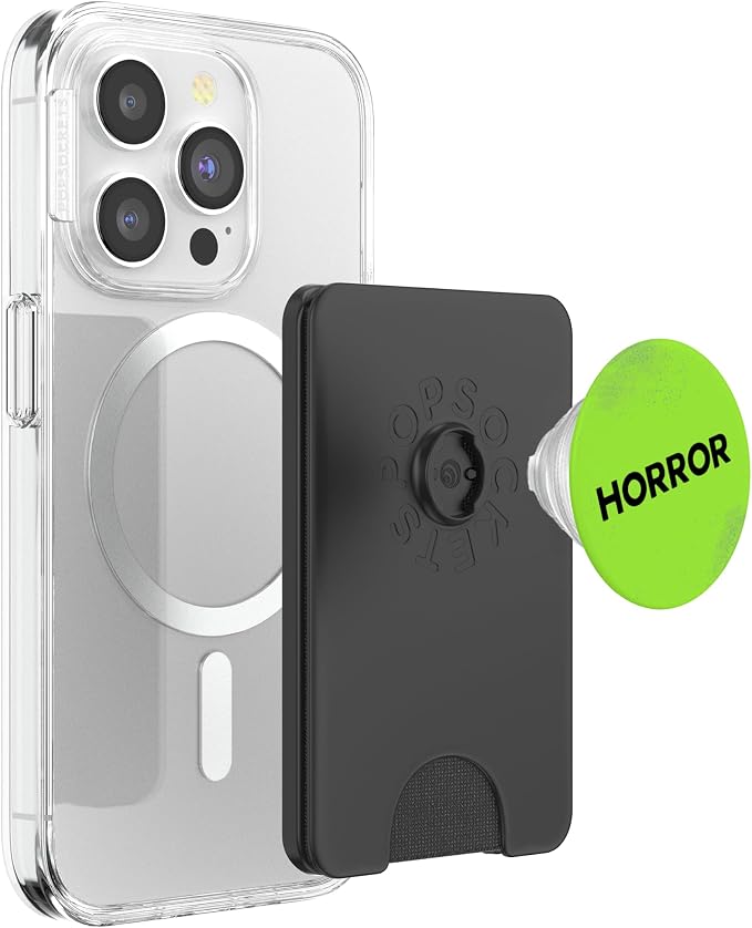 VHS Horror Movie Rental Logo - 80s VCR Collector PopSockets Adhesive PopGrip