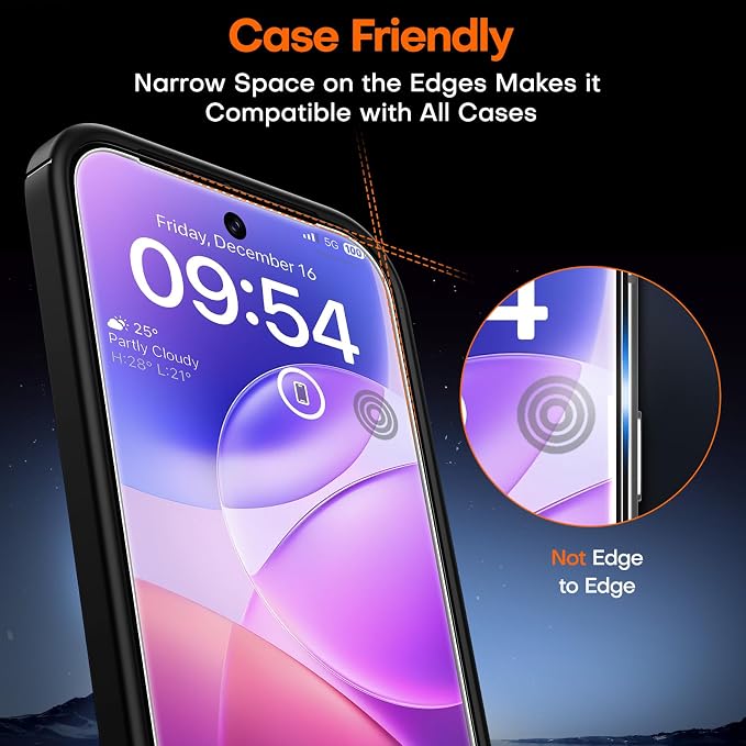 TOCOL for Pixel 2026 Screen Protector Clear | Easy Installation Bubble-Free 9H+ Tempered Glass 11FT Military Grade Shatterproof Anti-Scratch Case Friendly HD 2 Pack