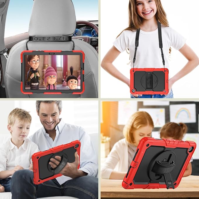 Case Compatible with Galaxy Tab A11 Plus 2026/ A9 Plus 2023 11-Inch Model SM-X230/SM-X236/SM-X238/SM-X210/SM-X216/SM-X218 with Screen Protector Pen Holder Stand Shoulder Strap Handle Grip
