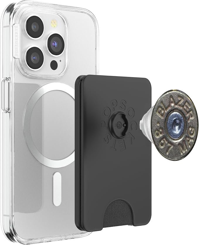 357 Mag Spent Bullet casing Brass-Awesome Gun Collector Gift PopSockets Adhesive PopGrip