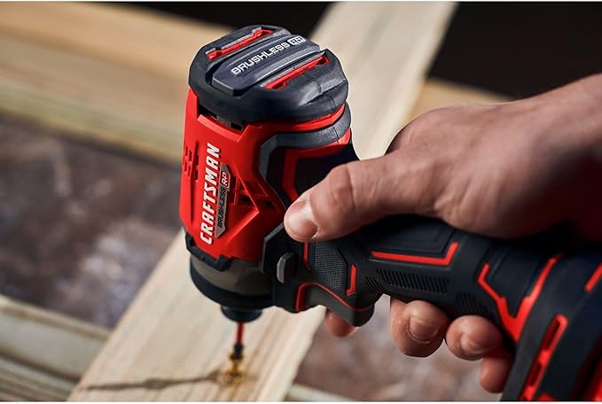 CRAFTSMAN V20 RP Cordless Drill and Impact Driver, Brushless Power Tool Combo Kit, 2 Batteries and Charger Included (CMCK211C2)