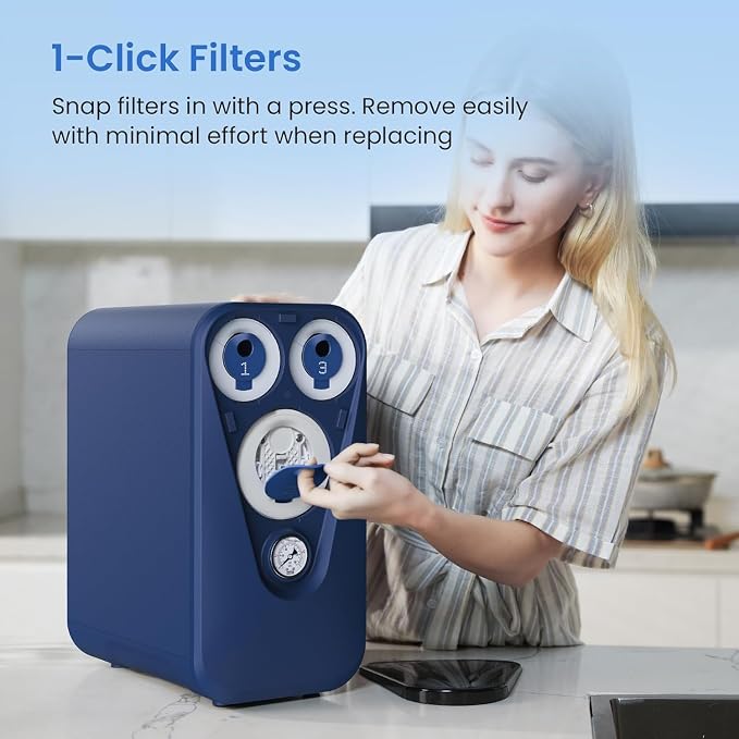 GLACIER FRESH GFU03 Reverse Osmosis System – 800 GPD, Non-Electric, 3:1