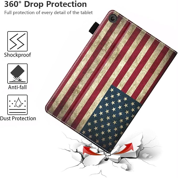 Case for Amazon Fire HD 10 Tablet (9th/7th Gen 2019/2017 Release) Premium PU Leather Cover with Auto Sleep Wake Feature Folio Case for Fire 10.1 Tablet Bible Verse Jeremiah 29:11