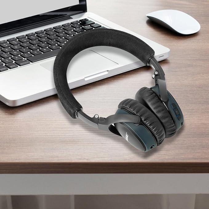 Ear Pads Replacement for Bose On-Ear 2 Headphones, GVOEARS Ear Cushion Pad for Bose OE2 / OE2i / SoundTrue/SoundLink OE Wireless Headphones, Durable & Longer Lasting (Black Pad)
