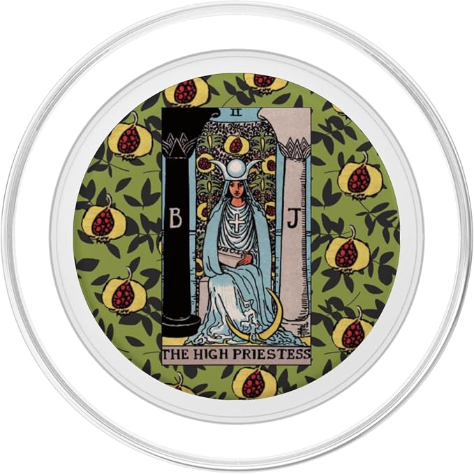 Tarot Card High Priestess for Tarot Card Reader Psychic PopSockets Adhesive PopGrip