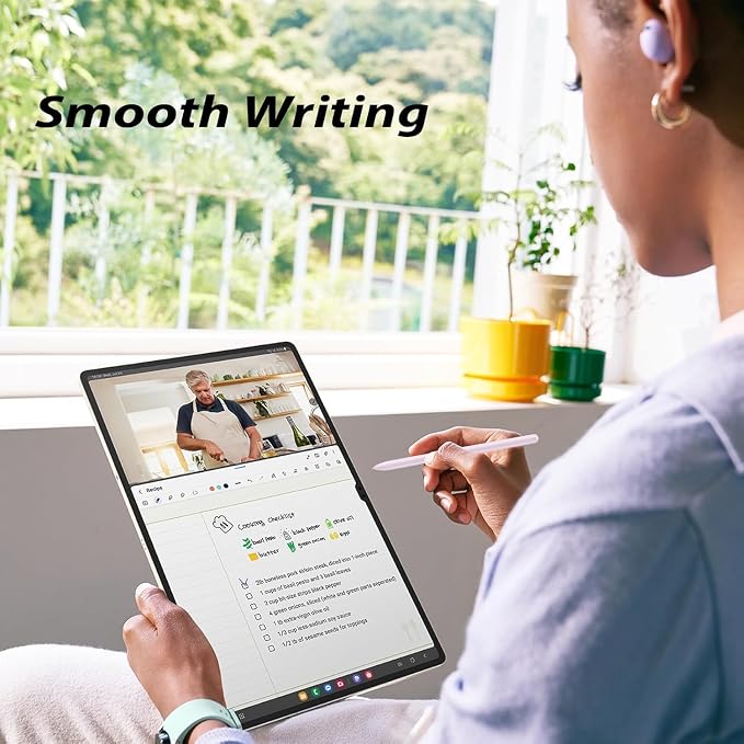 2 Pcs Tab S9 FE S Pen for Samsung Galaxy Tab S9/Tab S9+/Tab S9 Ultra/Tab S9 FE /S9 FE+/S9 FE Plus All Versions (Without Bluetooth) Stylus Pen with 5xTips (Black)