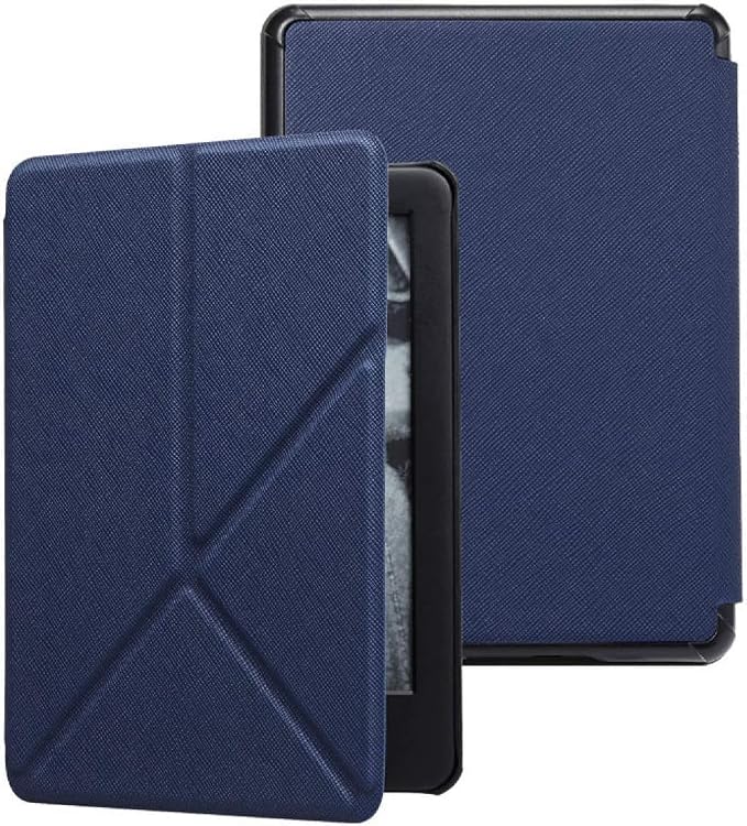 Case for 6 Kindle 11th Generation 2024/2022 Standing Origami Slim Shell Cover with Auto Wake/Sleep for Kindle 11th Generation 2022/2024 Released E-Reader Black