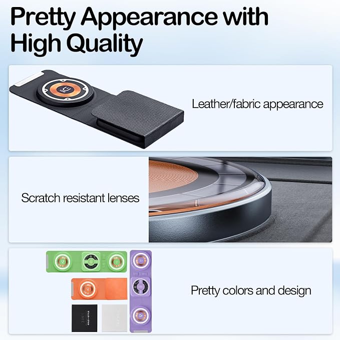 Fold 'N Style 3-in-1 Foldable Magnetic Wireless Charger Keychain 15W Travel Fast Charger for iPhone 15/14/13/12 Pro/Max/Plus Apple Watch AirPods Samsung Galaxy/Note Charge 2 Phones Simultaneously