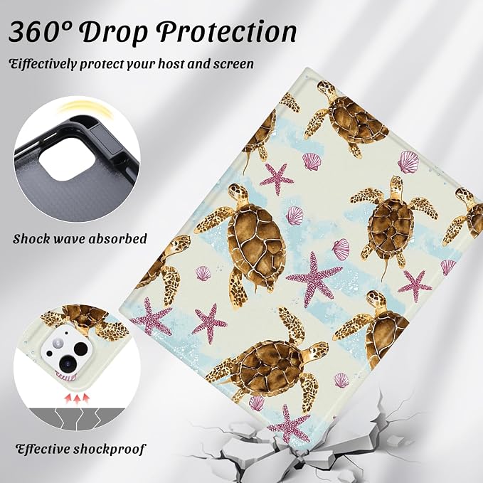 Cute Maple Bear Case for 10.2 iPad 2019/2020/2021(7th/8th/9th Gen) with Pencil Holder Auto Wake/Sleep Leather Soft TPU Back Cover for Women Girls