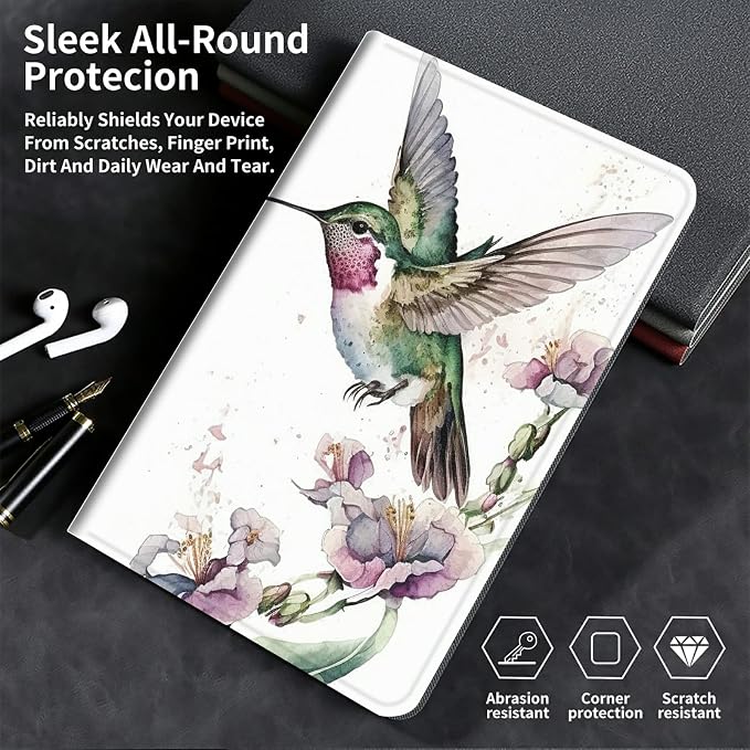 for Samsung Galaxy Tab A8 Case for Samsung Galaxy Tab A8 10.5 Case 2022 Lightweight Smart Cover PU Leather Adjustable Stand Protective Cover with Auto Wake/Sleep - Art Butterfly