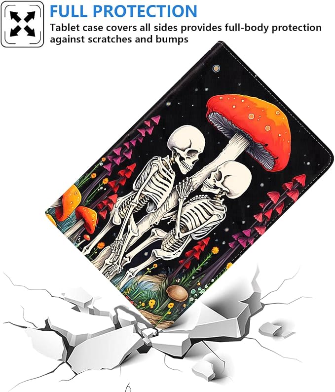 Case for Samsung Galaxy Tab S10 Plus 2024/ S9 Plus/ S9 FE Plus 5G 12.4 Inch 2023 Slim PU Leather Stand Folio Cover with Auto Wake Sleep Abstract Paint Dogs