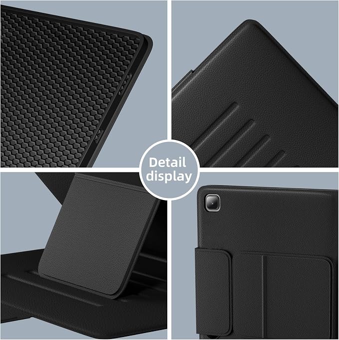 Case for Samsung Galaxy Tab A7 10.4-Inch 2020 with Screen Protector Ultra Slim Multi-Angles Viewing Stand Back Cover Shockproof Premium PU Leather Protective Case