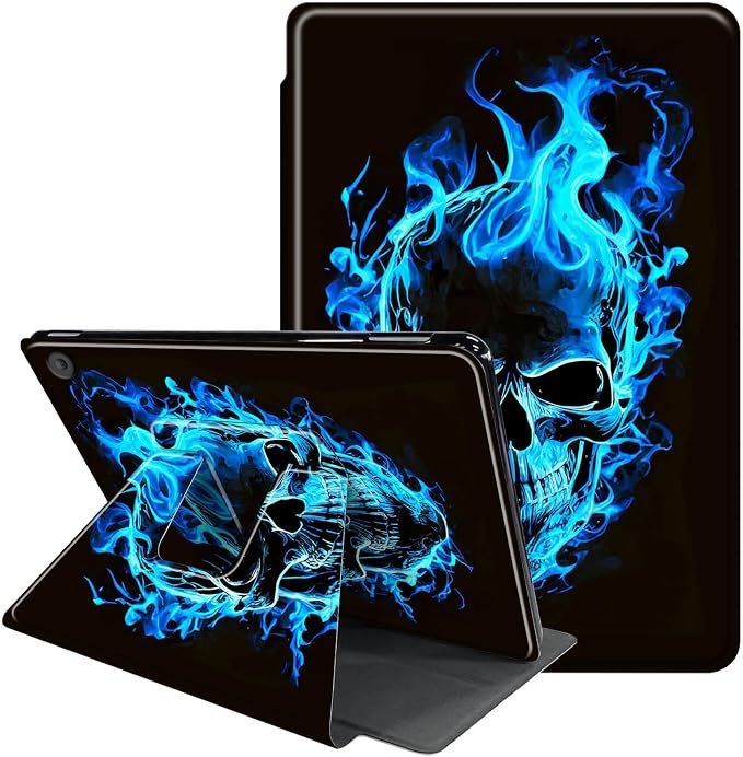 Case for Samsung Galaxy Tab A9 8.7-Inch 2023360 Degree Rotating Multi-Angle Viewing Protective Cover with Auto Sleep/Wake-Blue Butterfly